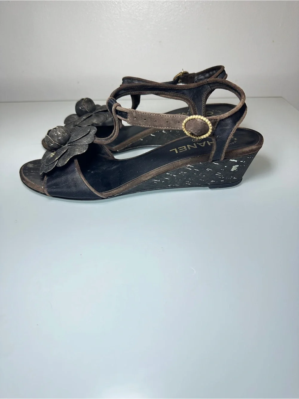 CHANEL strappy sandals